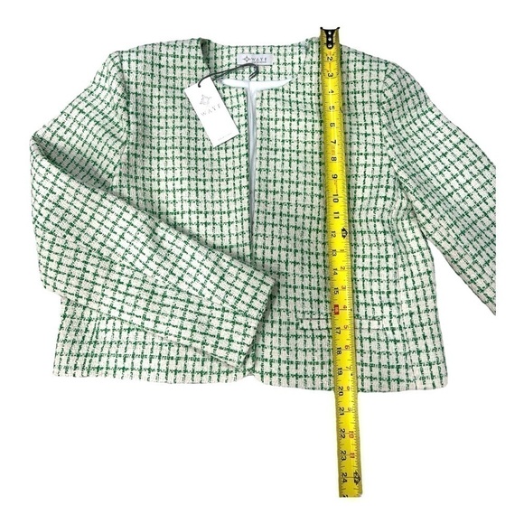 Wayf Where Are You From Cropped Jacket Set Green/Cream NWT Women’s Size M - Picture 16 of 16
